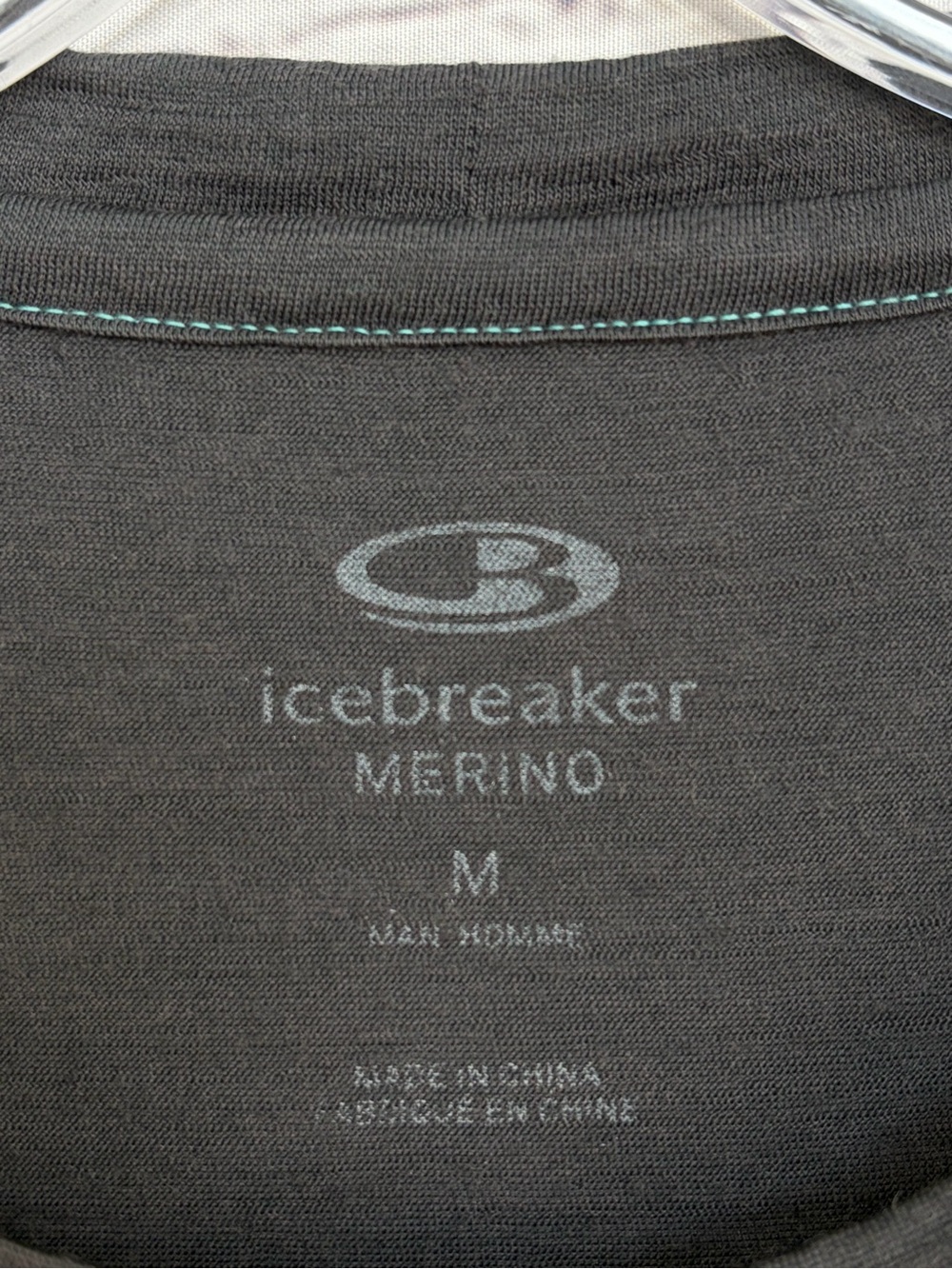 Icebreaker Merino 150 Tech Lite Short-Sleeve Graphic Tee Grey Sz M - Picture 3 of 10